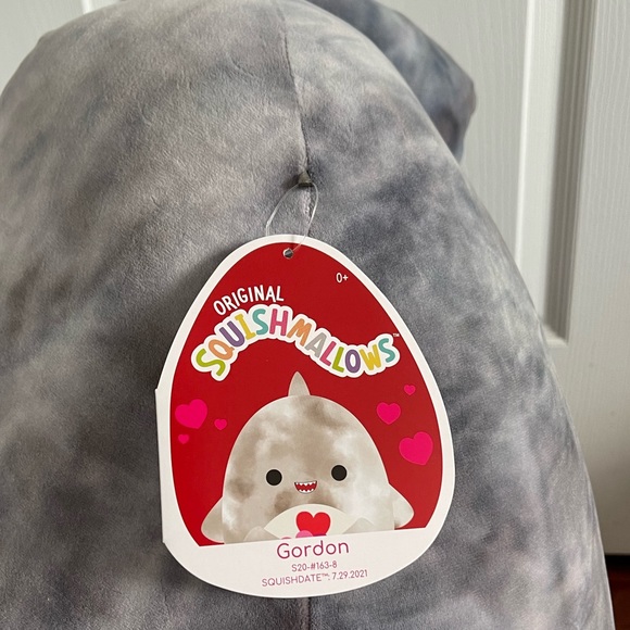Gordon the Shark 20” Valentine’s Day Squishmallow - Picture 2 of 3